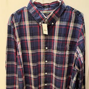 JCrew mens button up size XL NWT